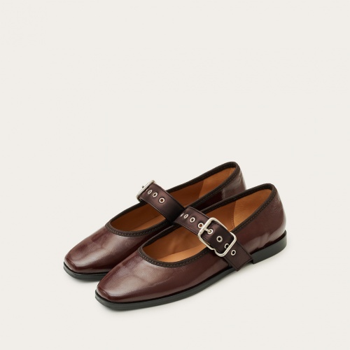 Louisine Ballerina, glossy bordo #